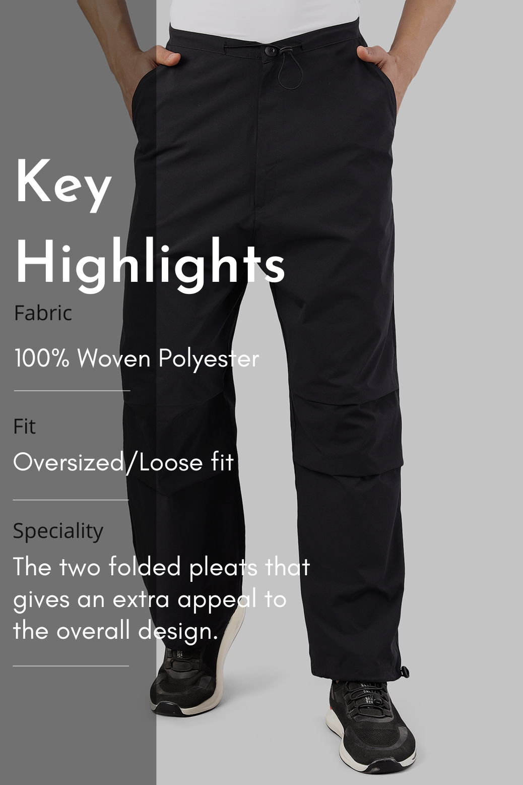 Sublime Parachute Pants Black