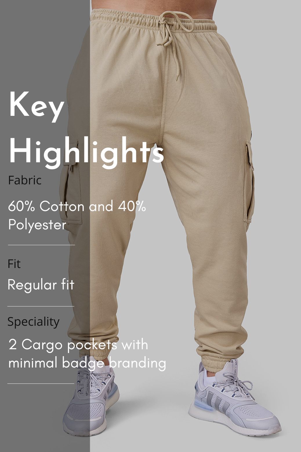 Flex Joggers Beige