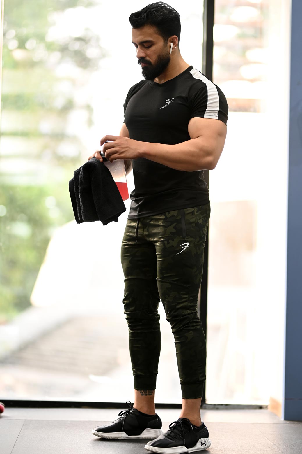 Camo Joggers Green