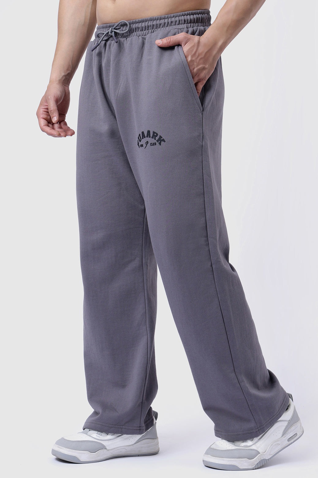 Laidback Relaxed Pants Dark Grey