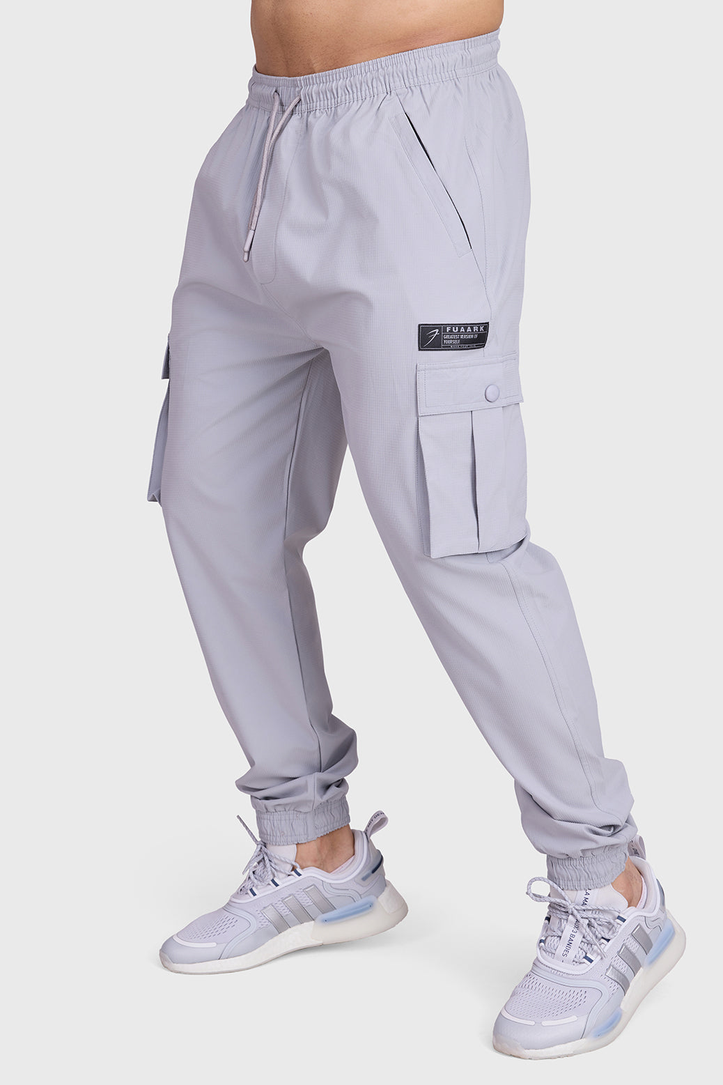 Script Cargo Joggers Light Grey