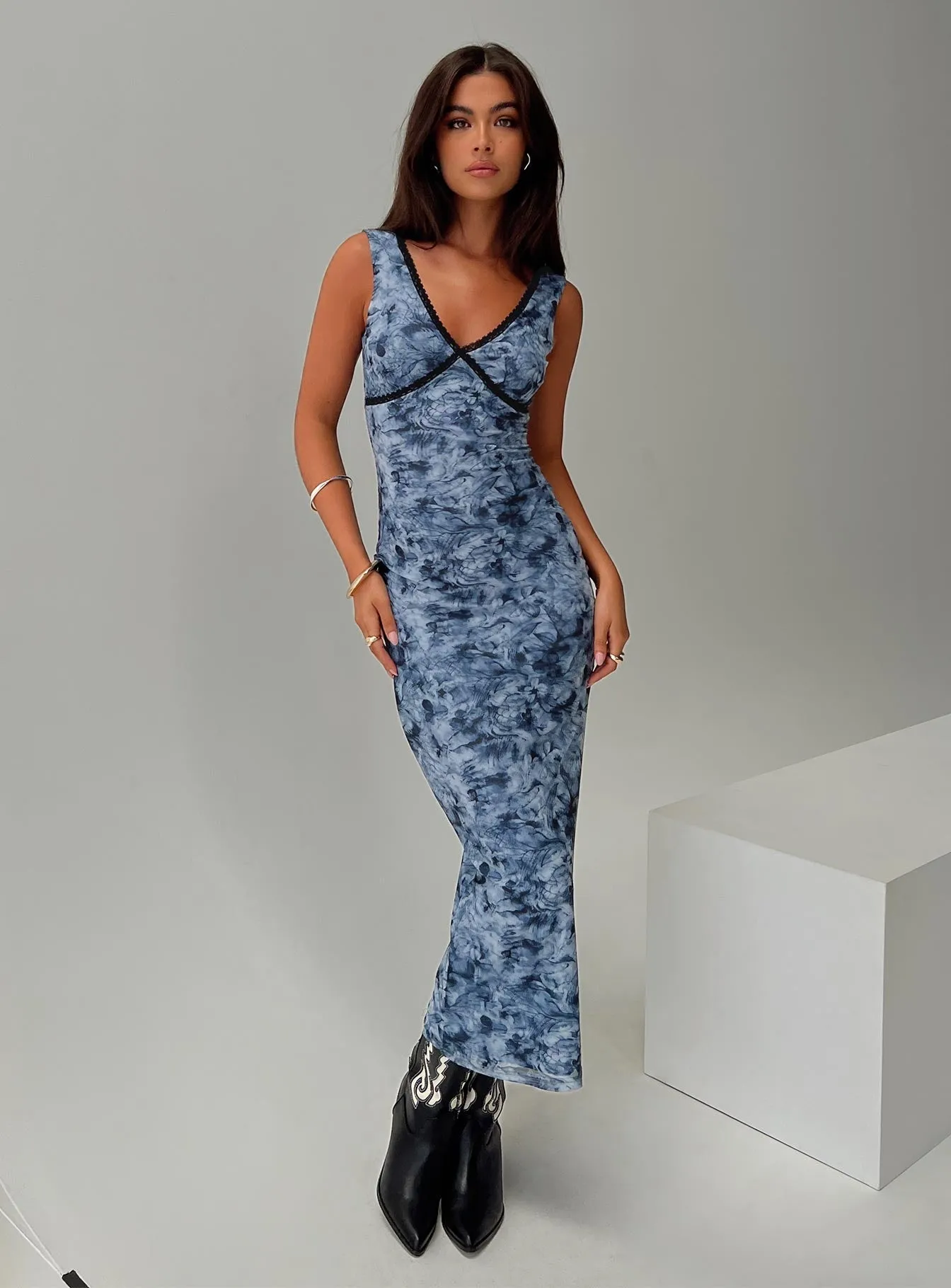 Abberley Maxi Dress Blue