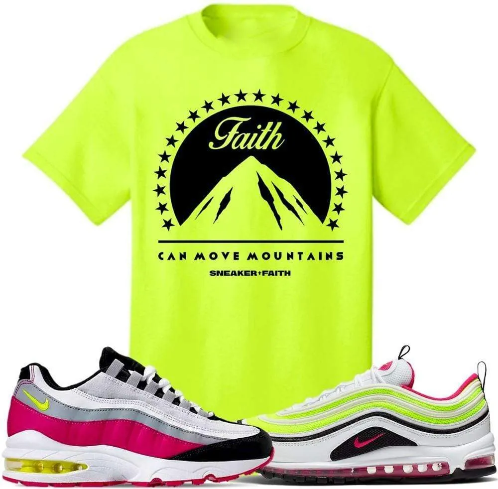 Air Max White Rush Pink Volt Sneaker Tees Shirt to Match - MOVE MOUNTAINS