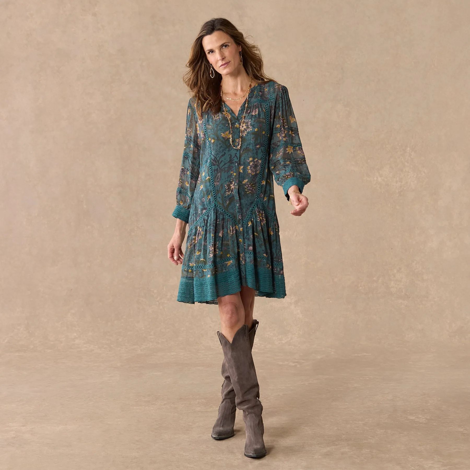 Andes Meadow Dress, Petite