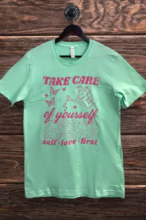 BC DTF TAKE CARE OF YOURSELF - MINT