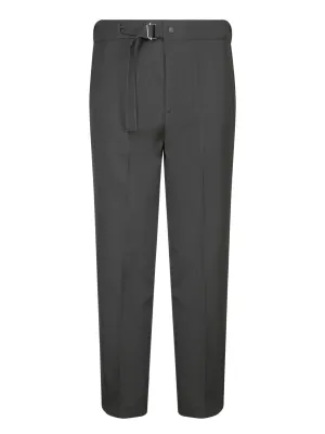 Black Drawstring Trousers