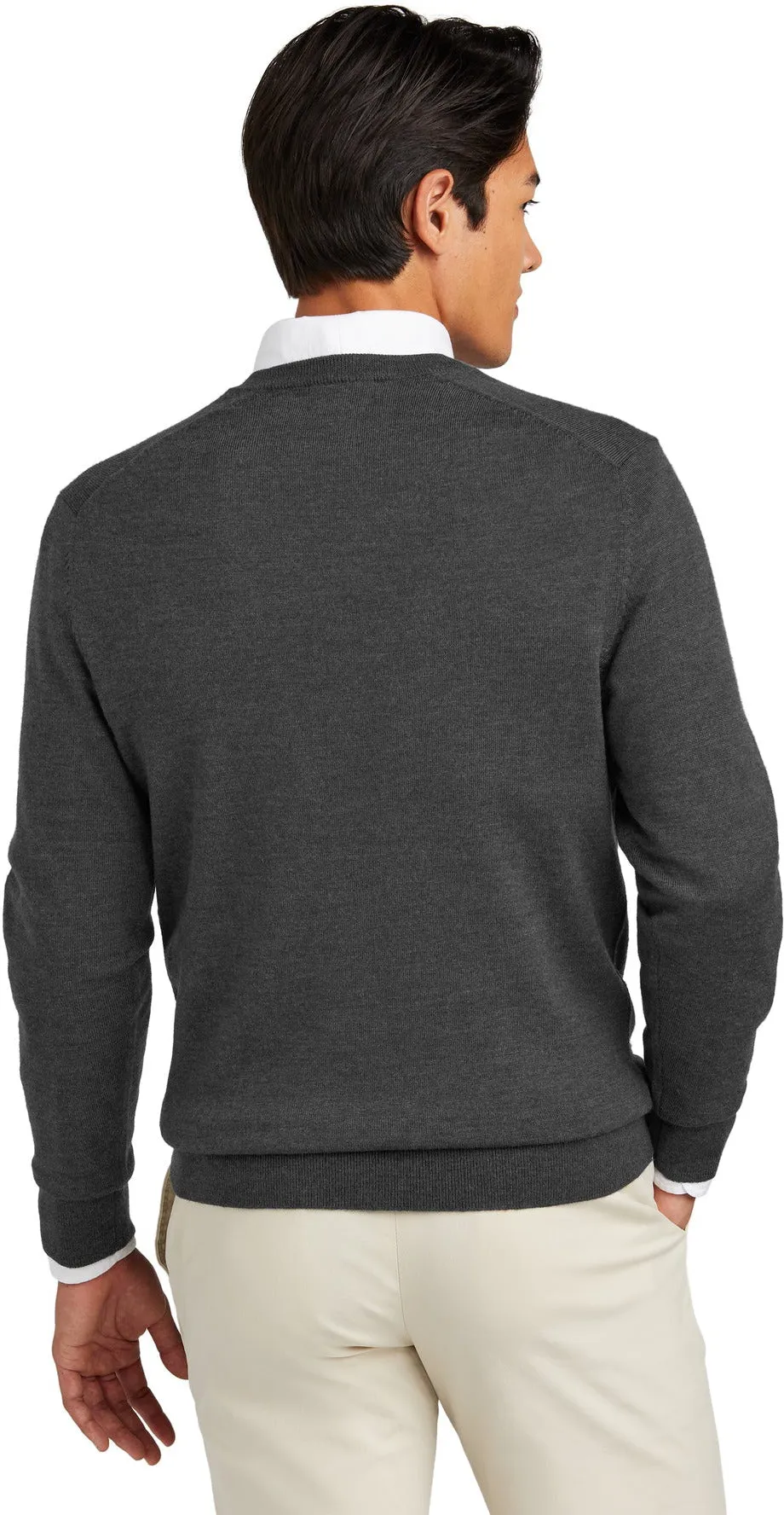 Brooks Brothers Washable Merino V-Neck Sweater