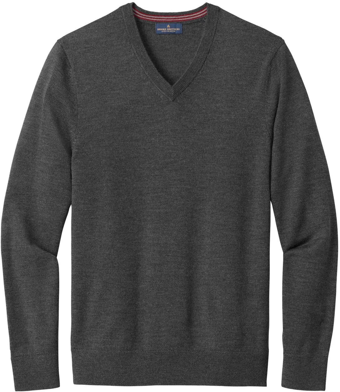 Brooks Brothers Washable Merino V-Neck Sweater