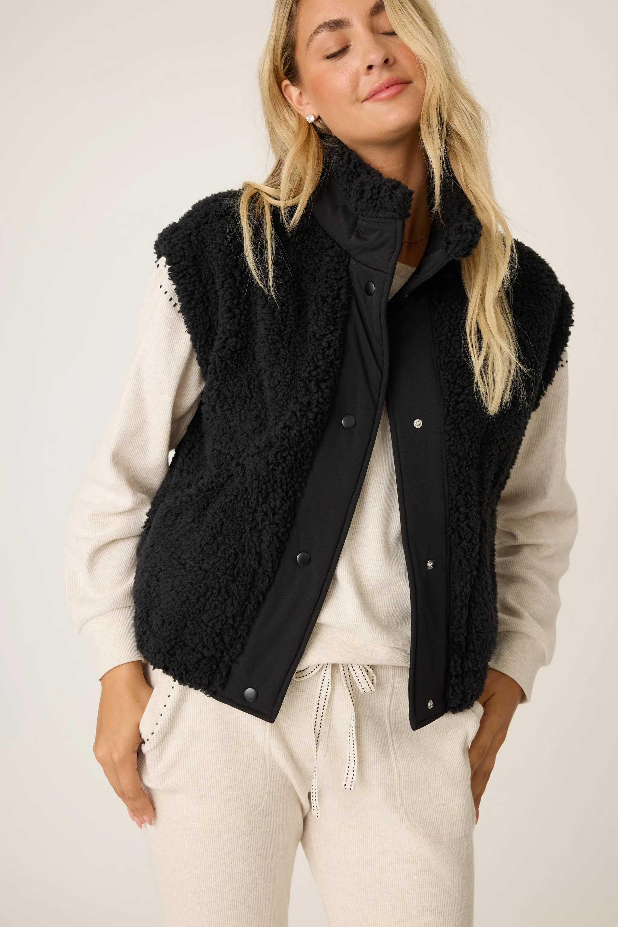 Campfire Cozy Sherpa Vest