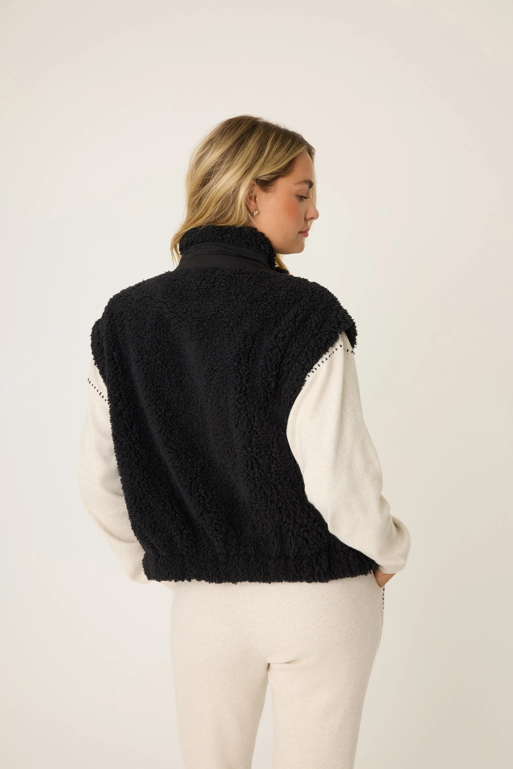 Campfire Cozy Sherpa Vest