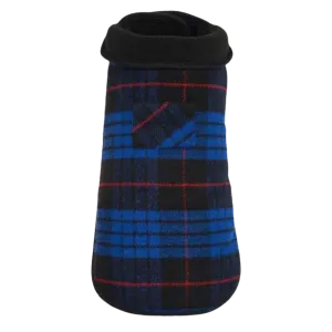 Coat | Blue Plaid Fleece