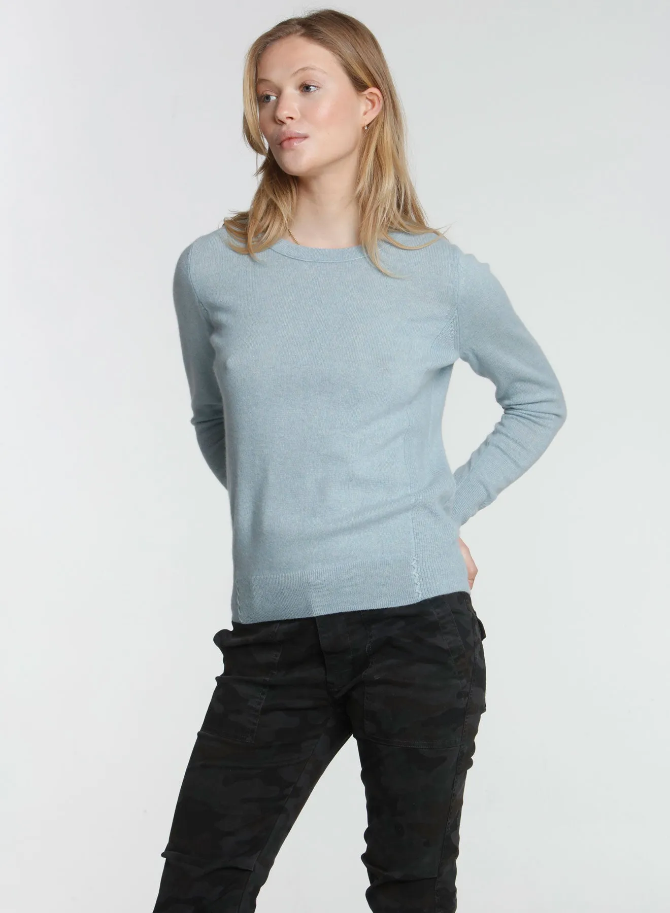 CORE Cashmere Crew - Sage