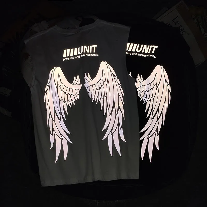 Cut Off Angel Wings Tee