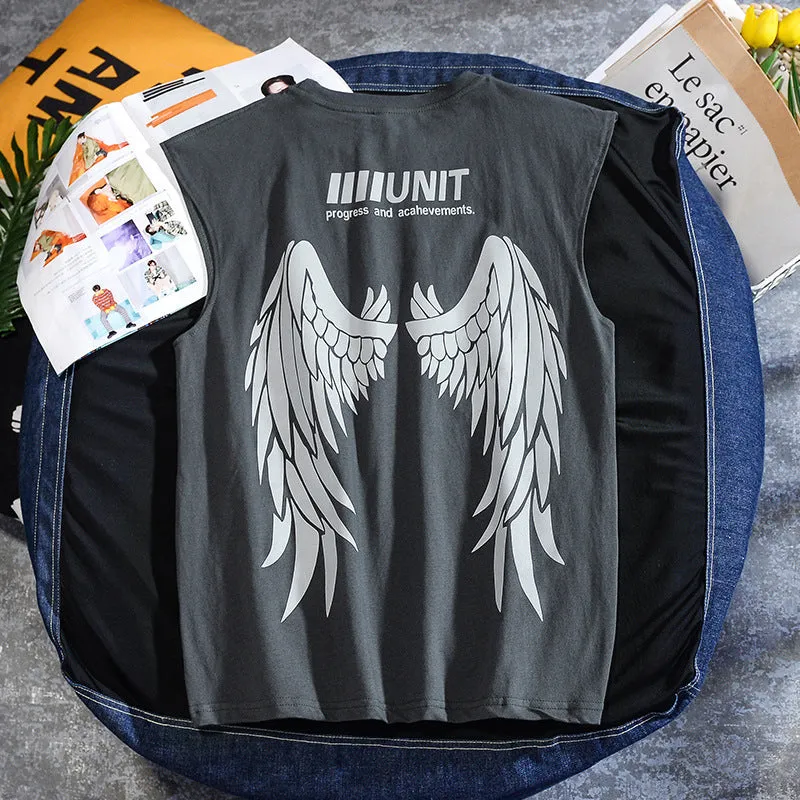 Cut Off Angel Wings Tee