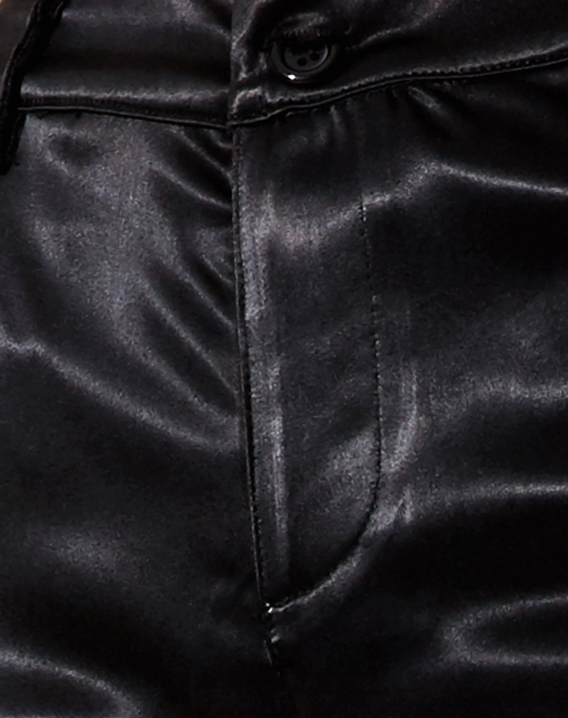 Desta Trouser in Satin Black Fantasia Diamante