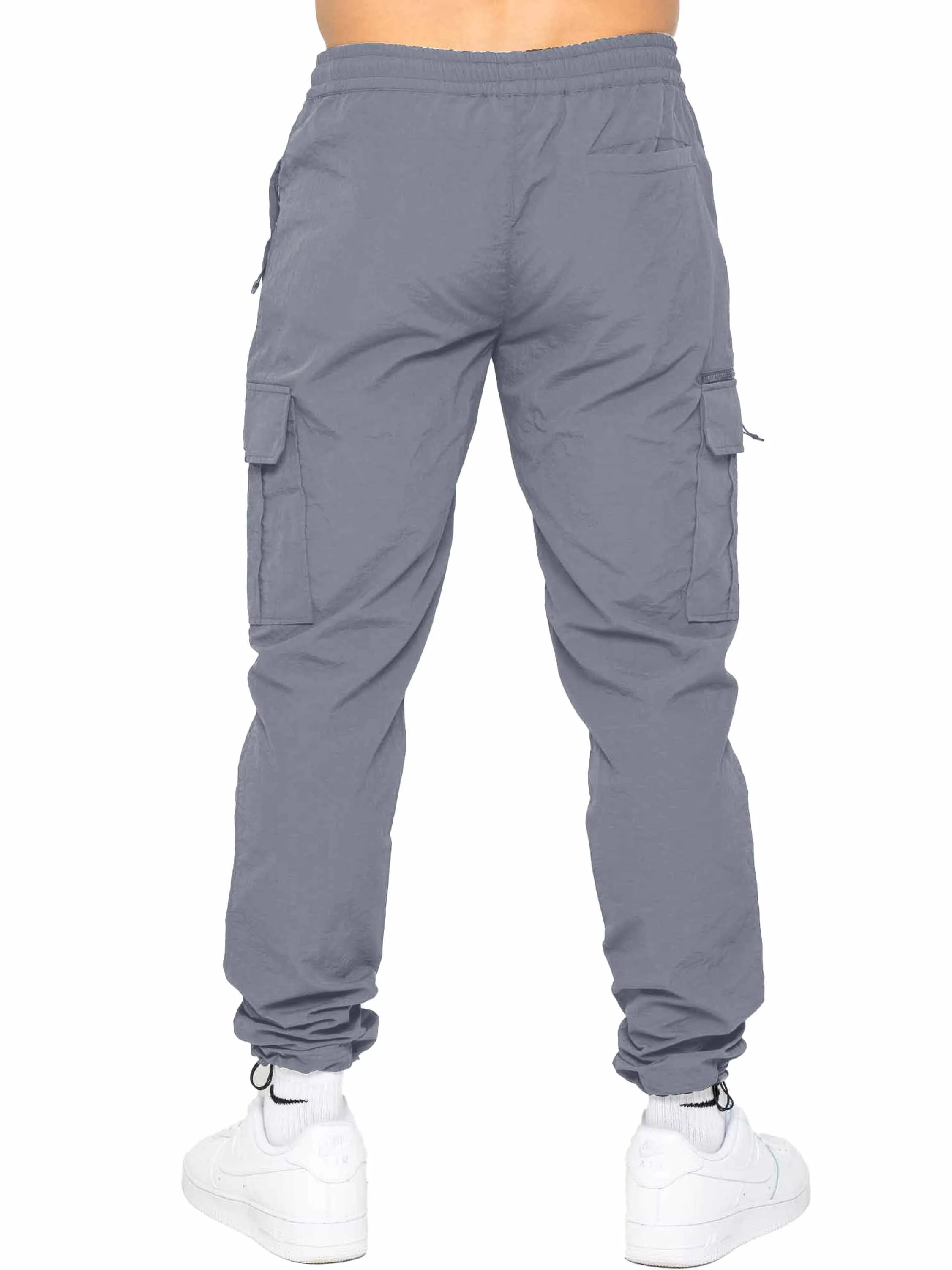 Enzo | Mens Poly Cargo Trousers