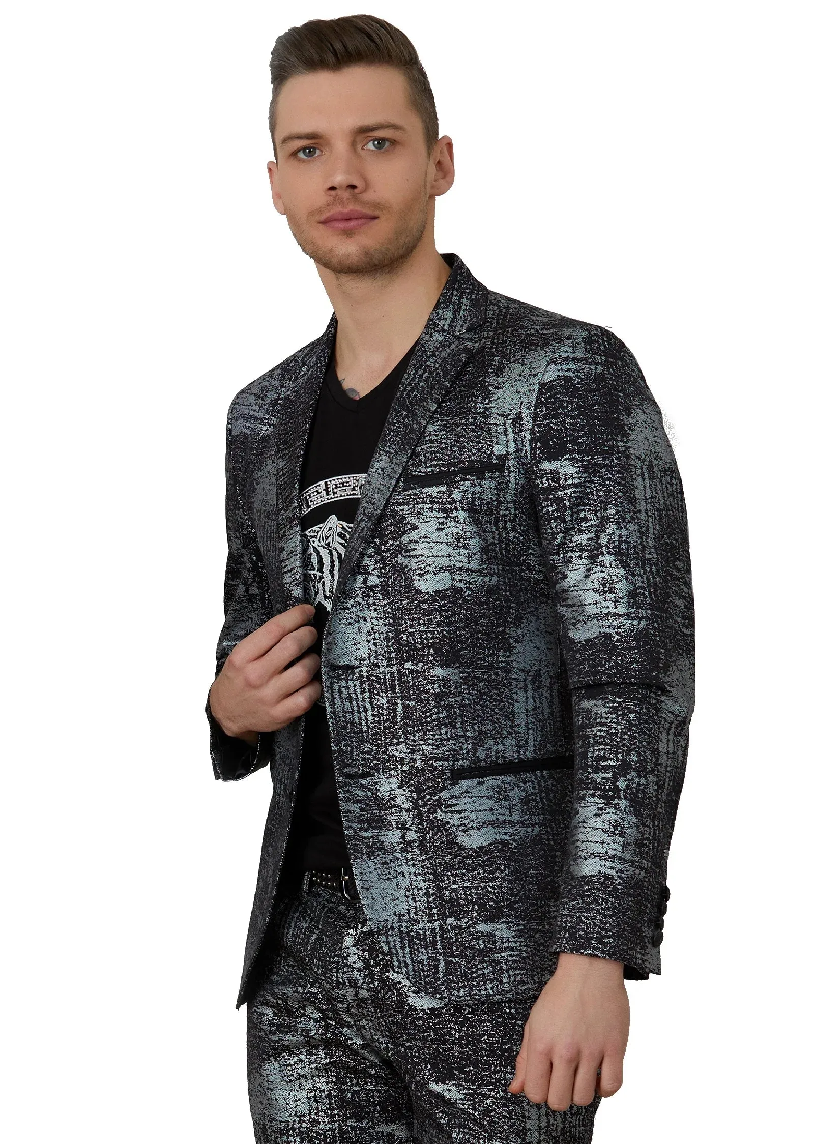 Foiled Detailed Blazer