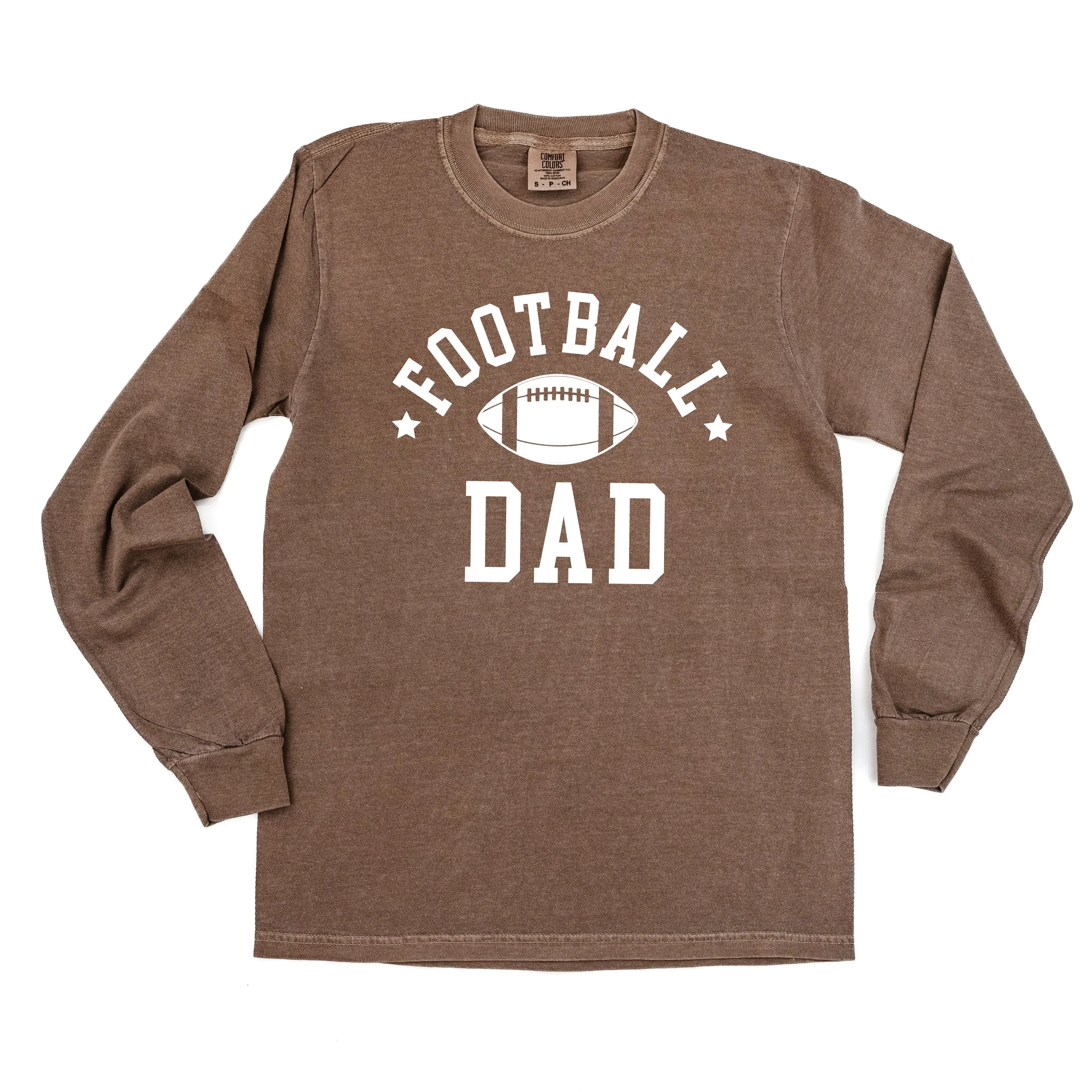 Football Dad - LONG SLEEVE COMFORT COLORS TEE