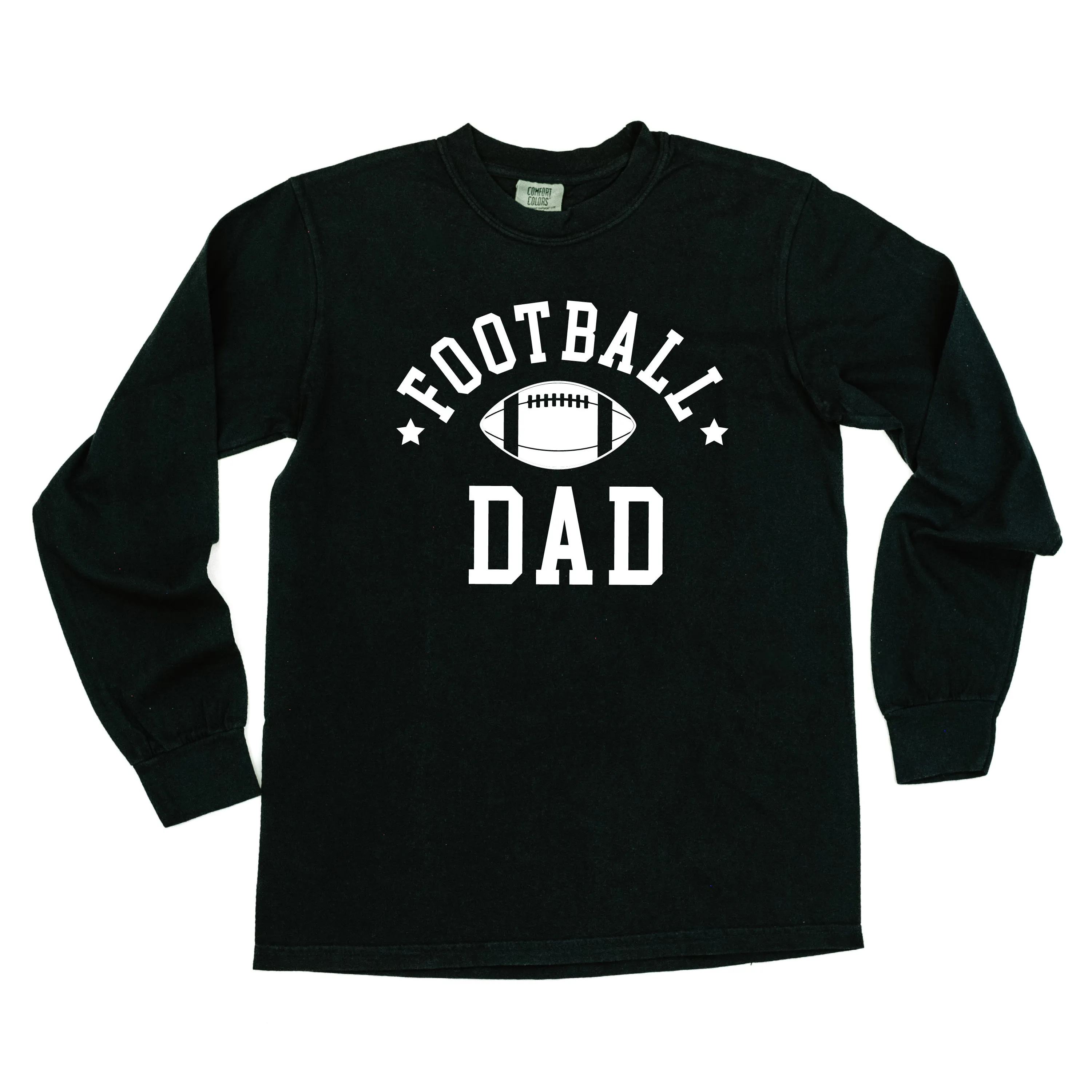 Football Dad - LONG SLEEVE COMFORT COLORS TEE