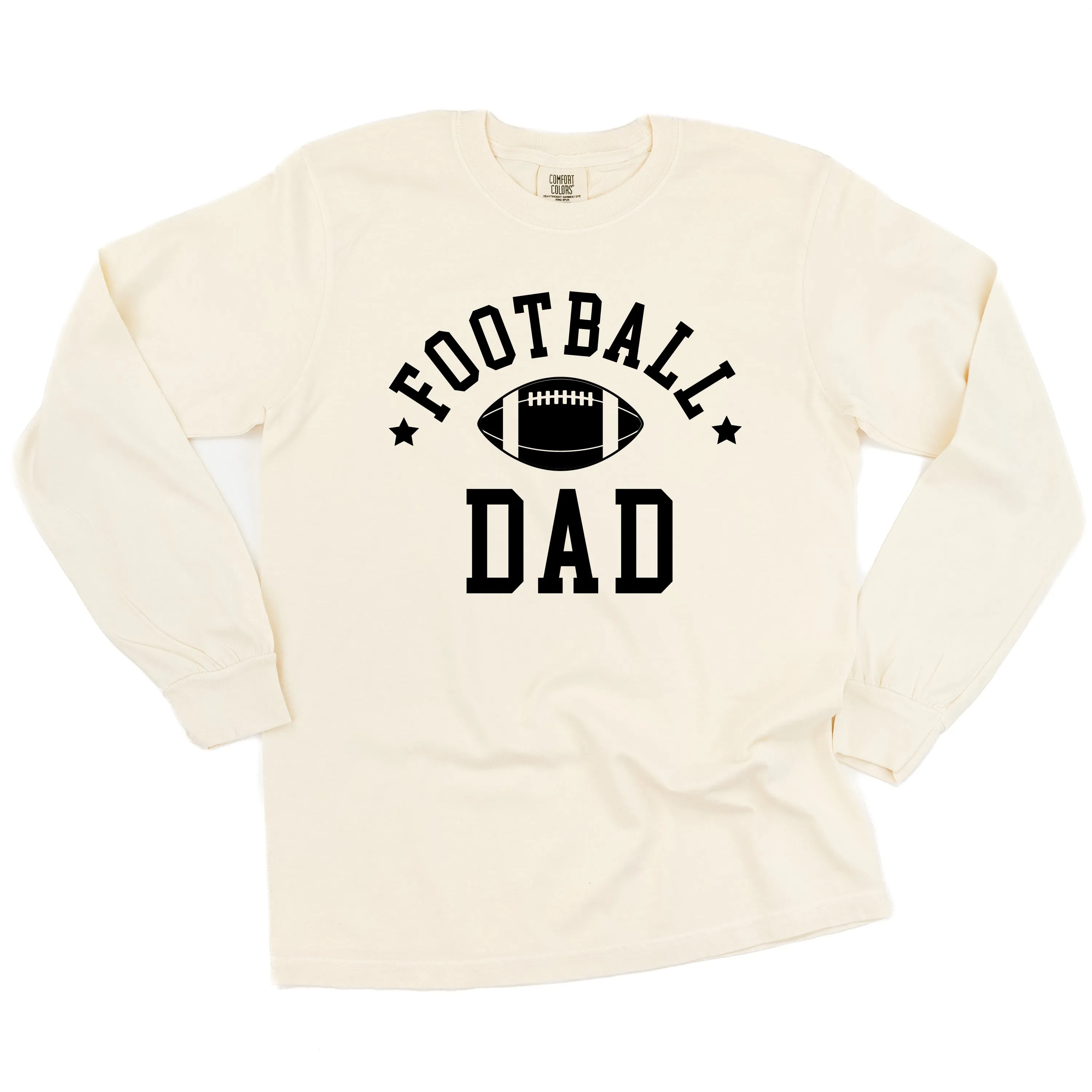 Football Dad - LONG SLEEVE COMFORT COLORS TEE