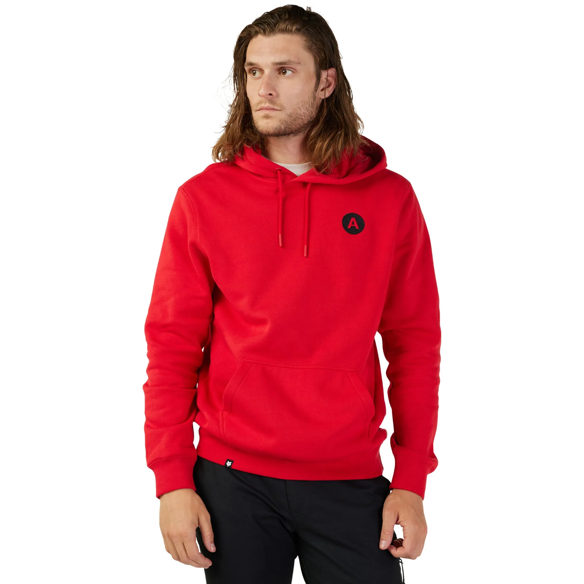 Fox Racing Image Fleece Pullover Hoodie Flame Red