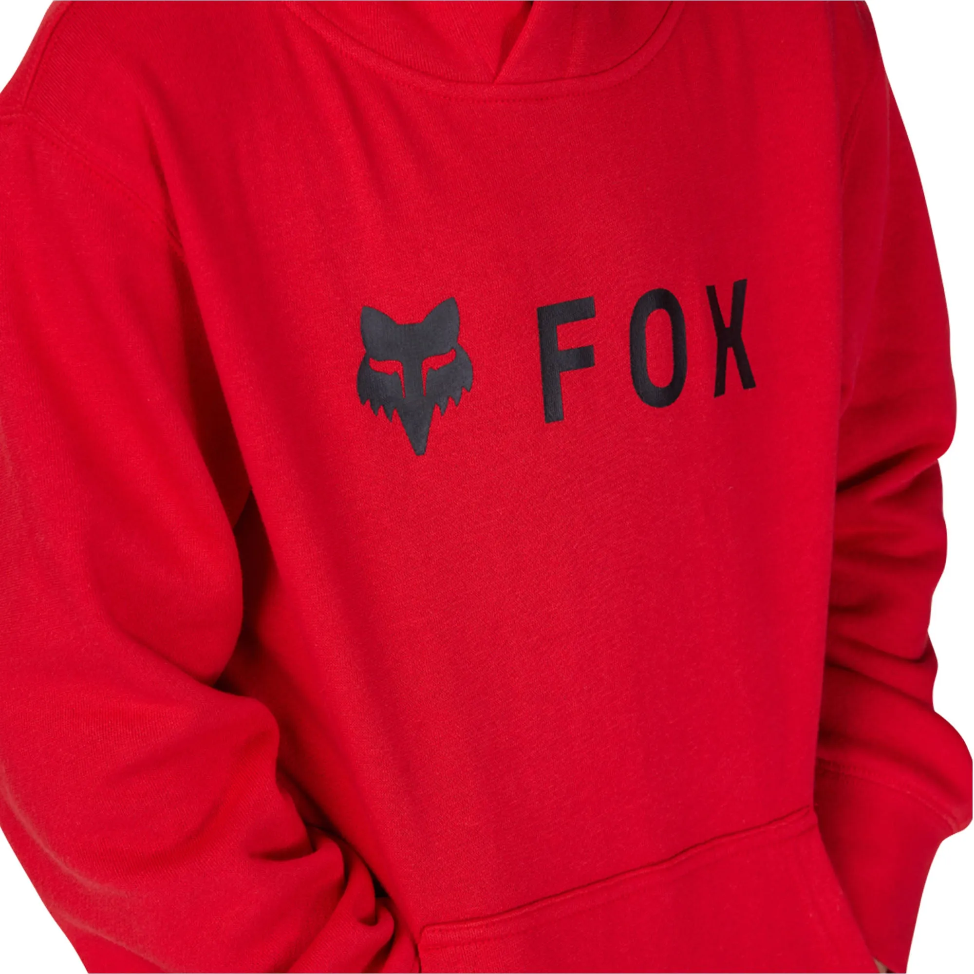 Fox Racing Youth Absolute Fleece Pullover Hoodie Flame Red