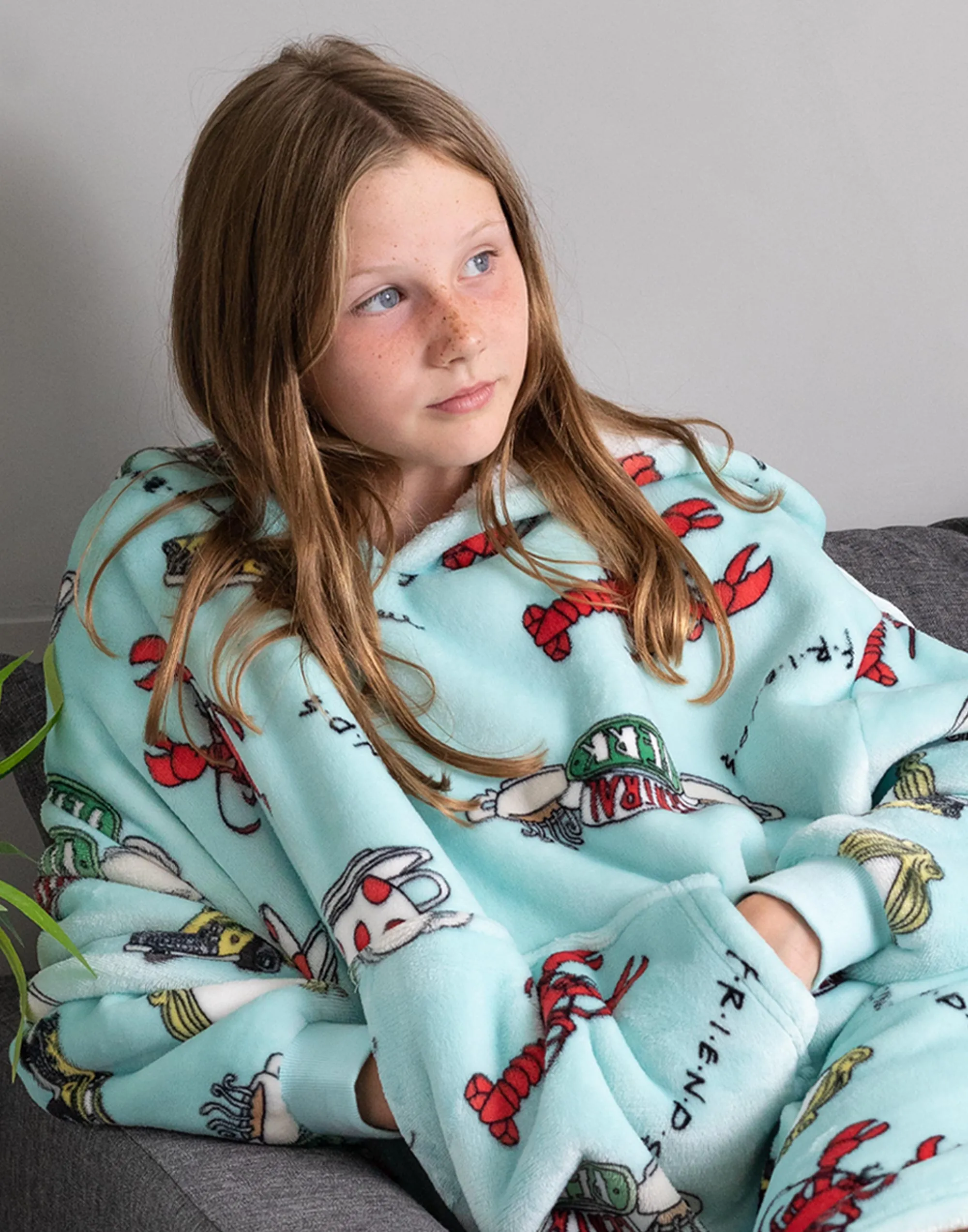 Friends Kids Oversized Blanket Hoodie