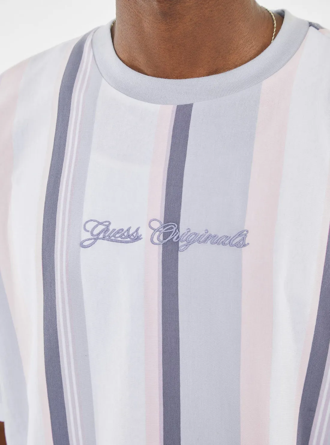 Guess Originals Vertical Stripe T-Shirt