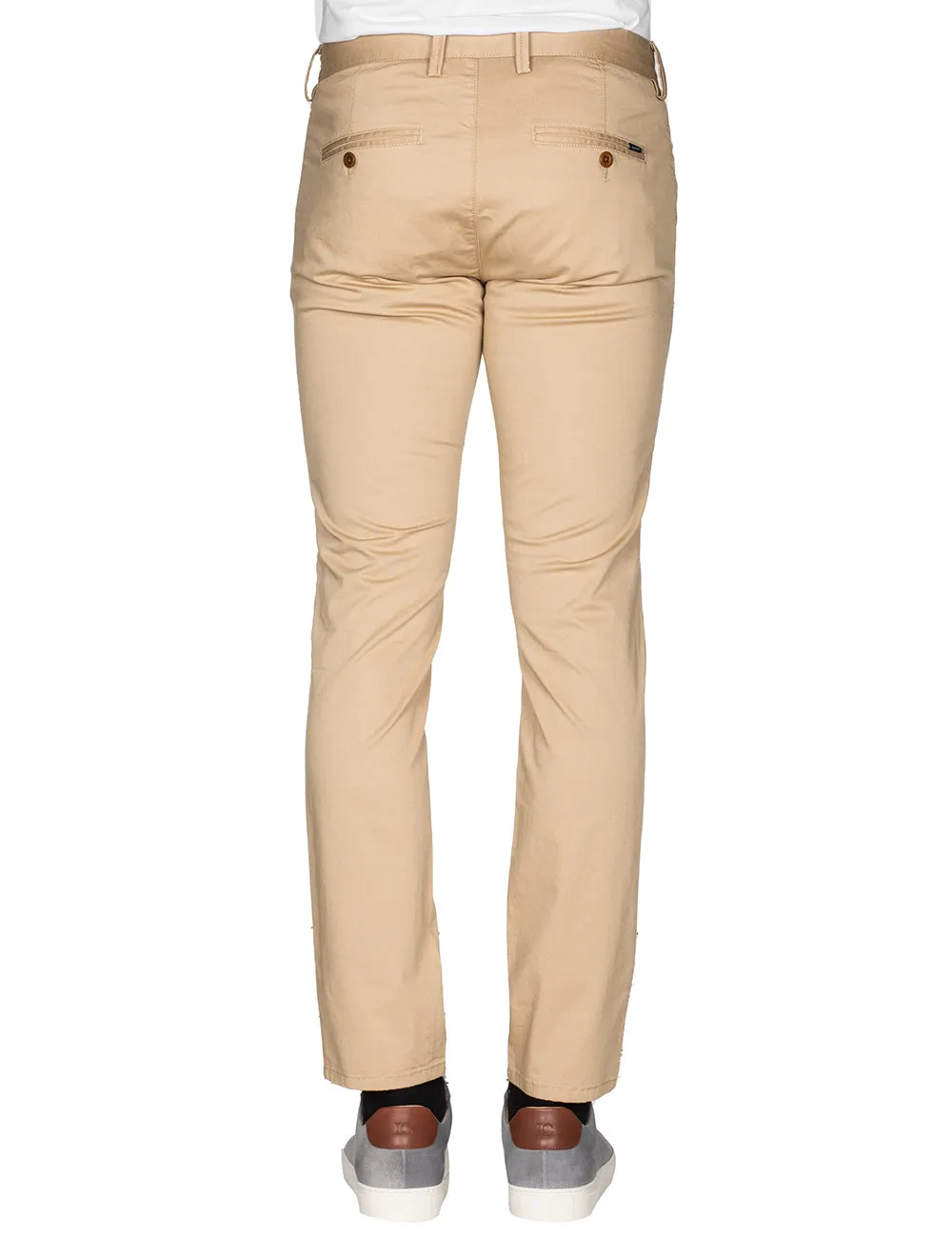 Hallden Twill Chinos Dark Khaki