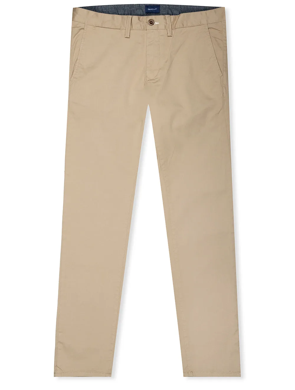 Hallden Twill Chinos Dark Khaki