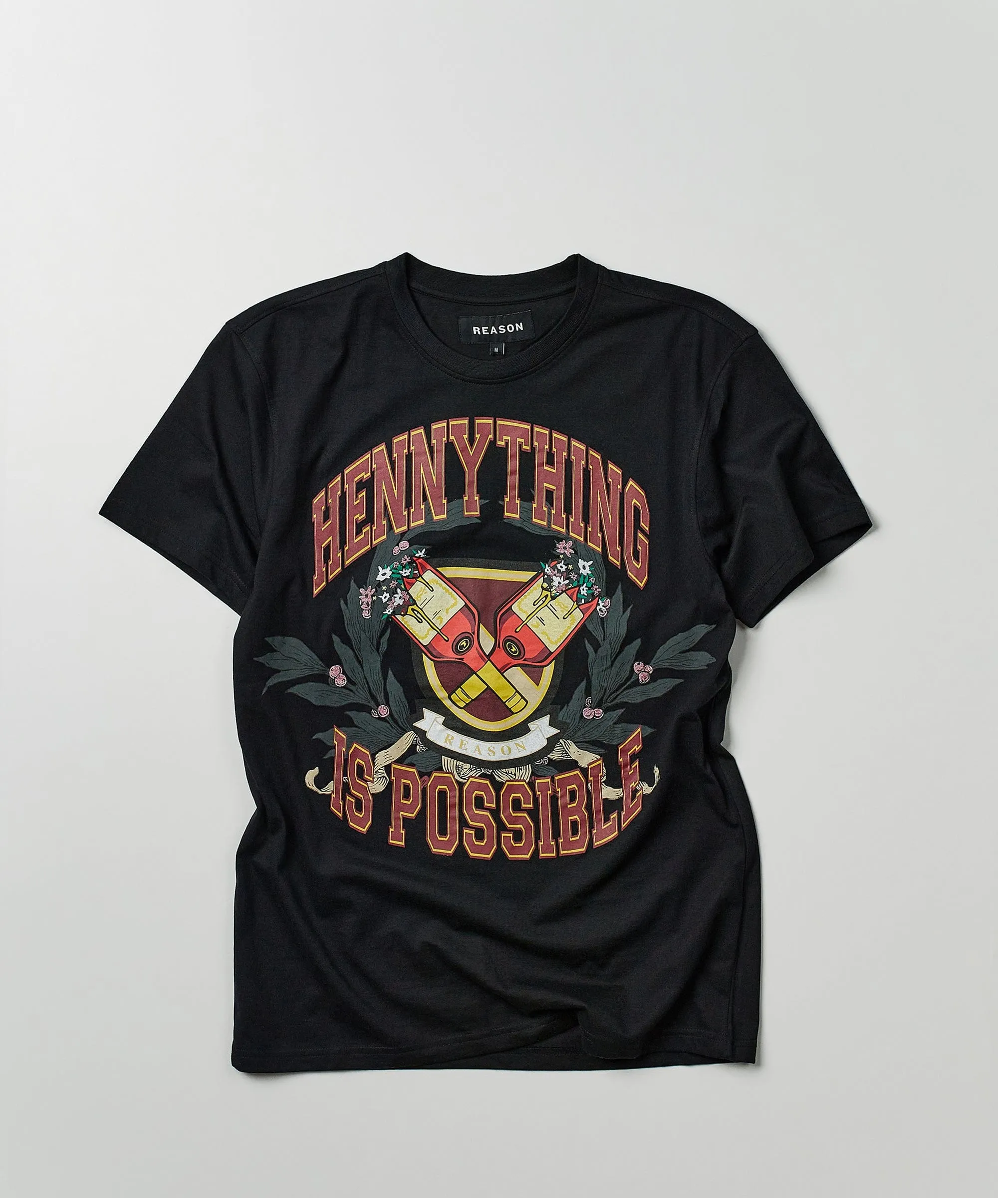 Hennything Varsity Short Sleeve Tee - Black