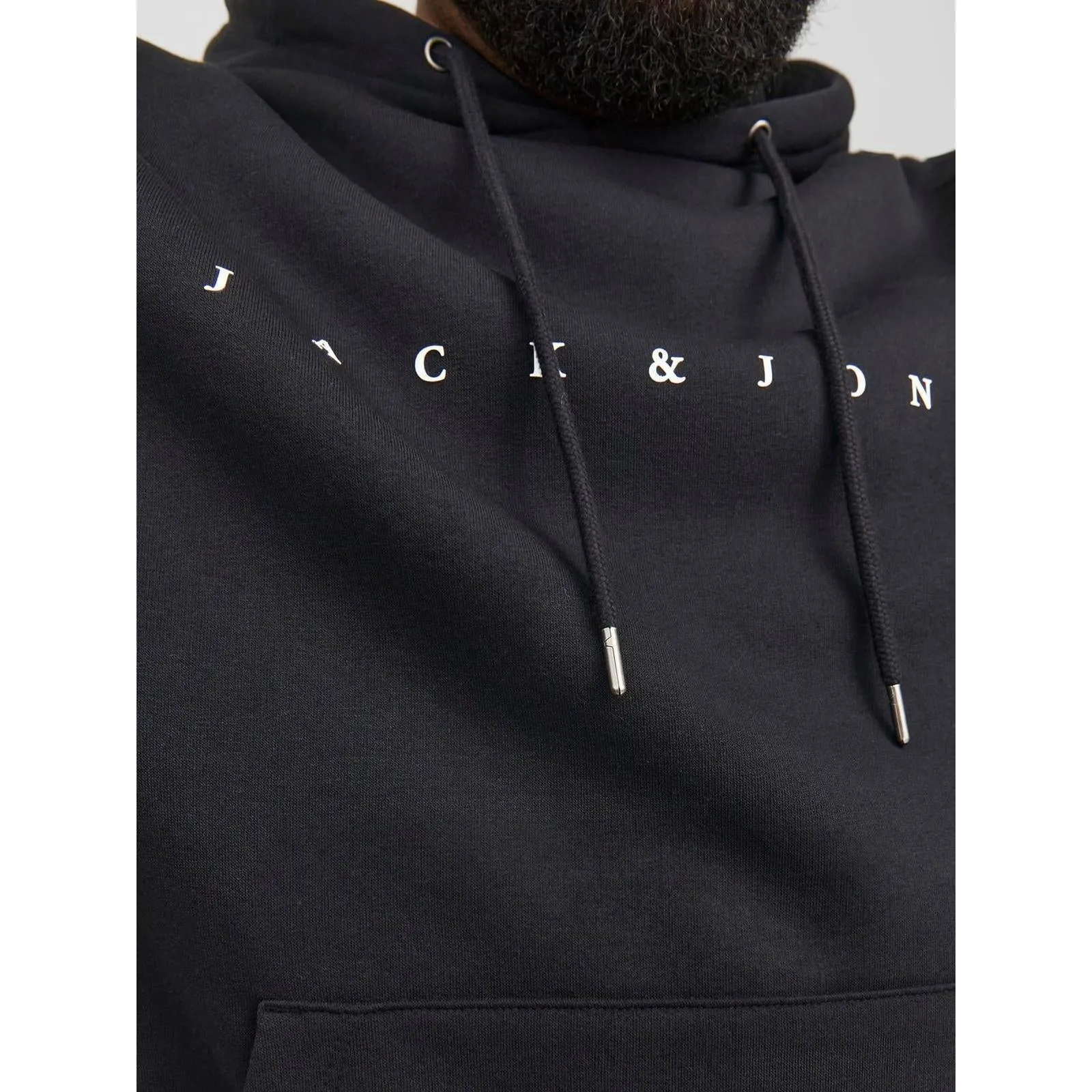 Jack & Jones Mens Star Big & Tall Pullover Hoodie