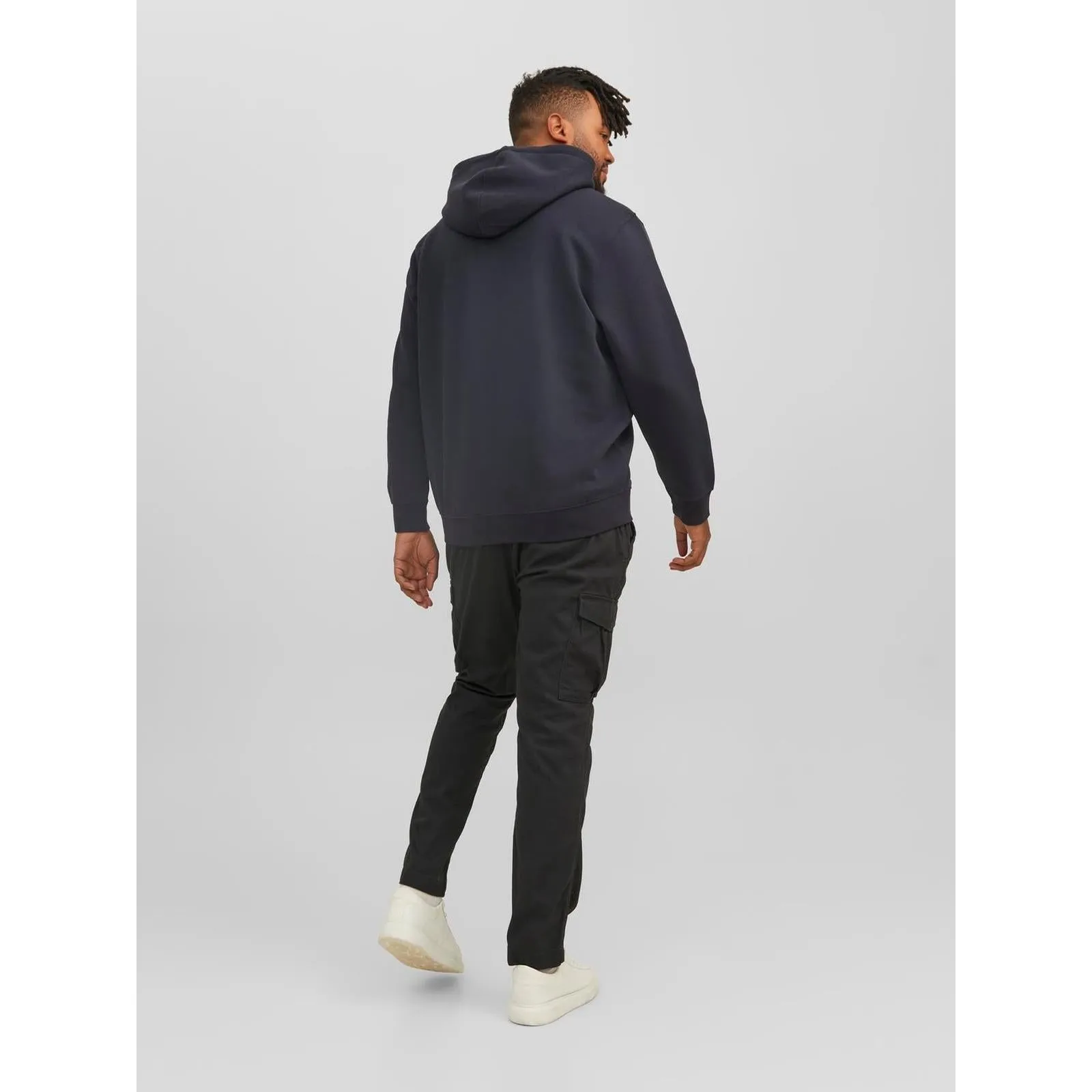 Jack & Jones Mens Star Big & Tall Pullover Hoodie