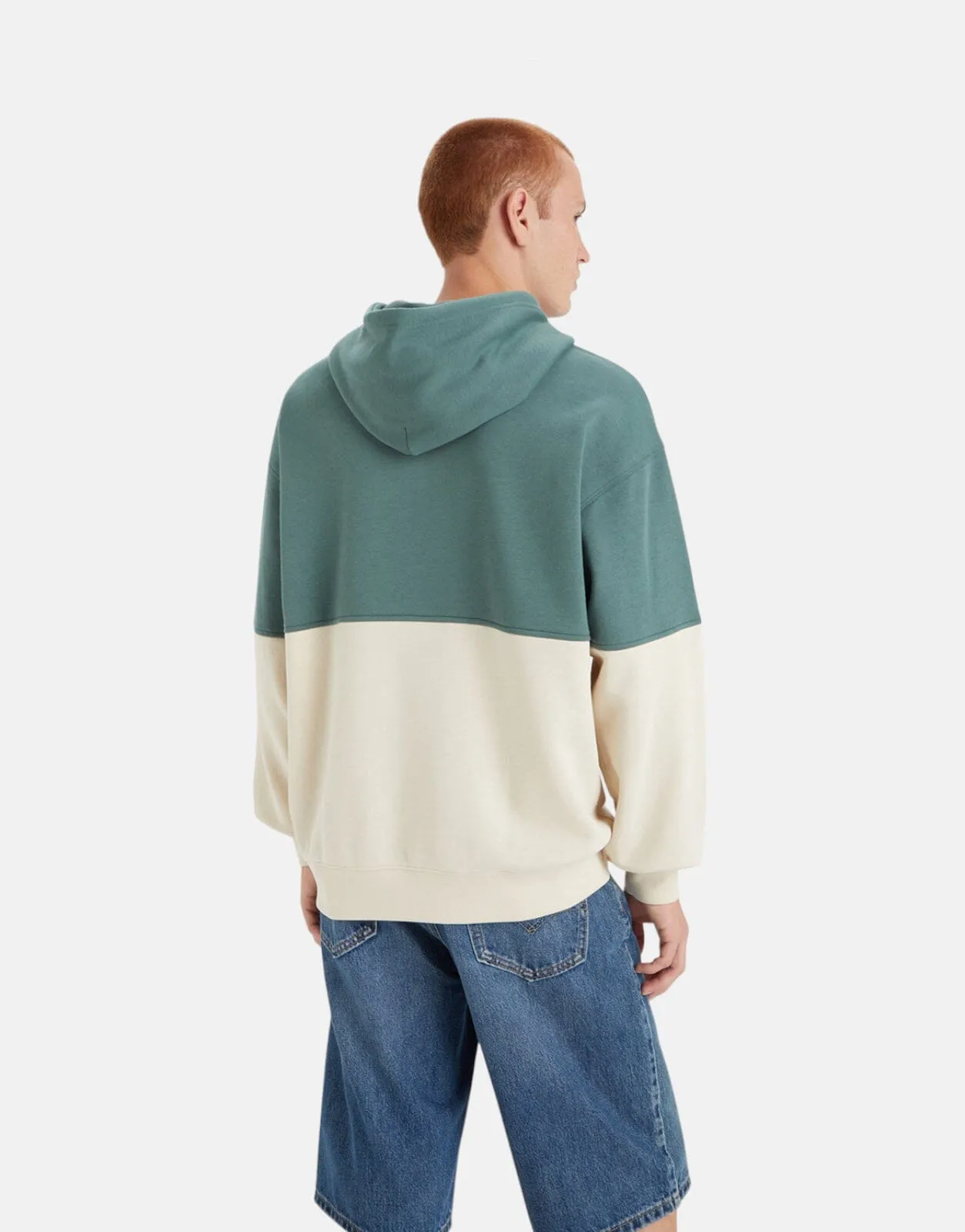 Levi's Blocked Hoodie Cold Dip Dark Forest