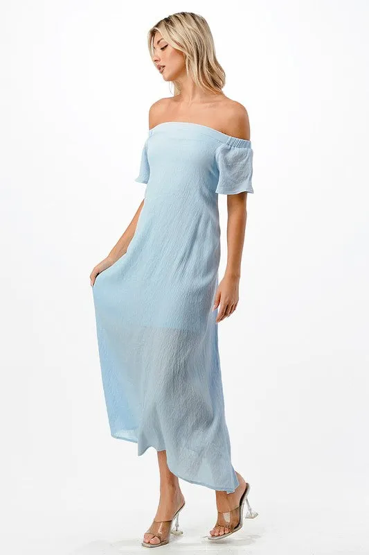 Light Blue Long Dress