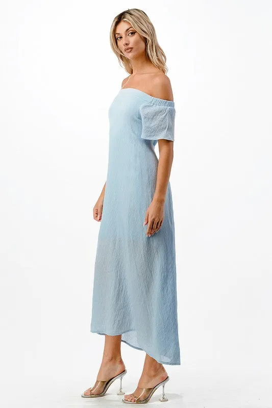 Light Blue Long Dress