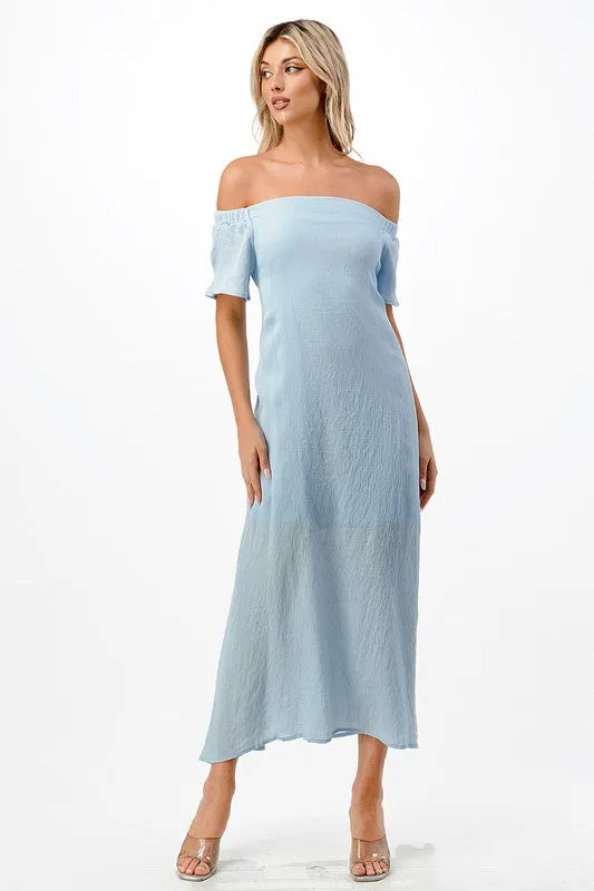 Light Blue Long Dress