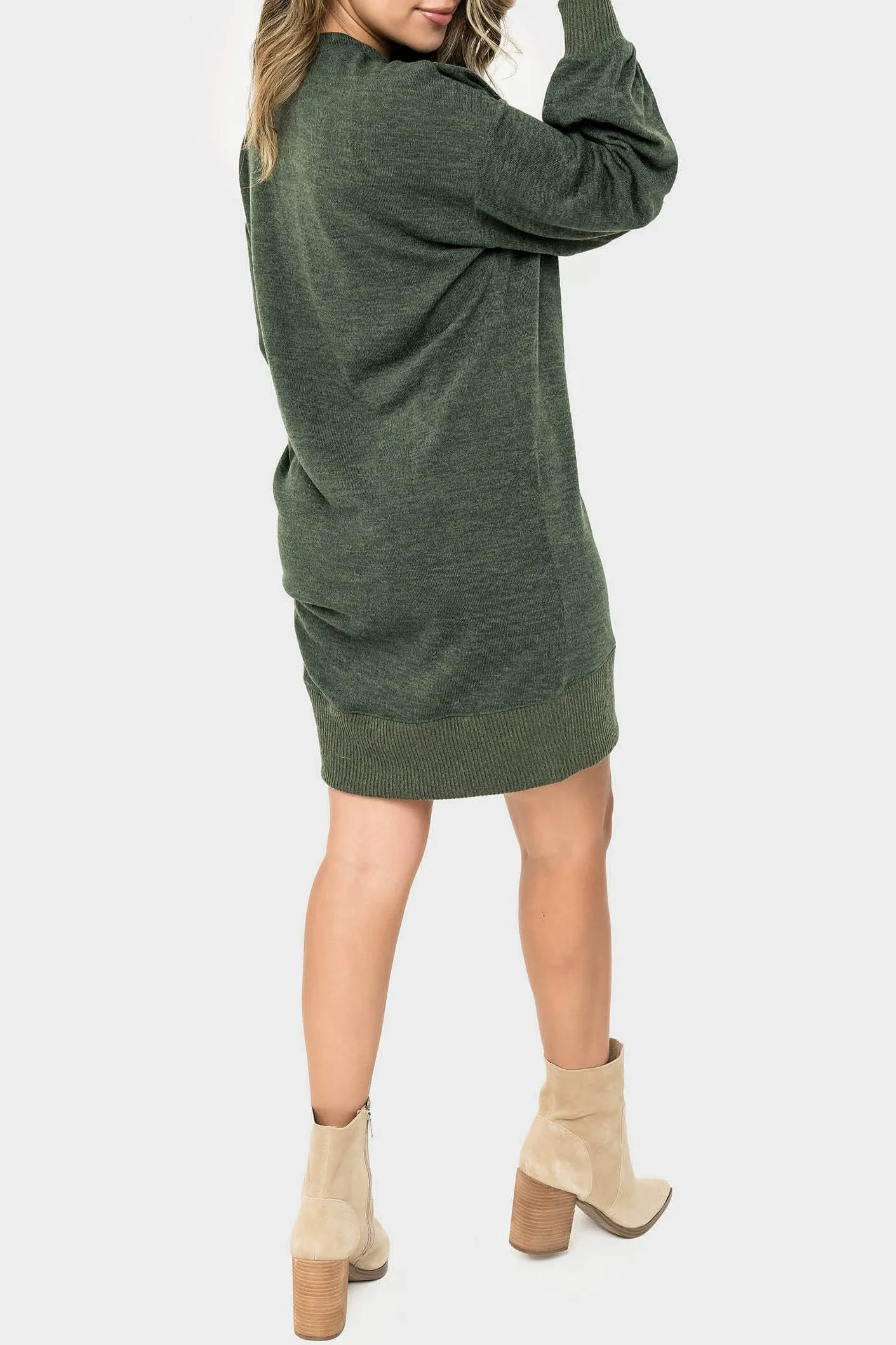 Long Sleeve Sweater Dress