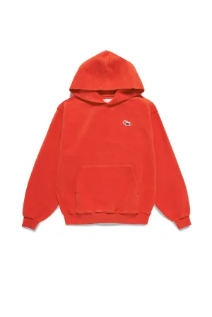 ME. Reverse Brushed Hoodie - Blood Orange