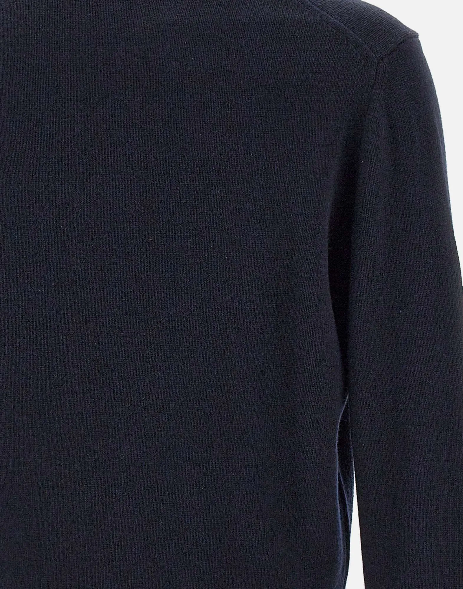 Midnight Blue Wool Sweater for Men