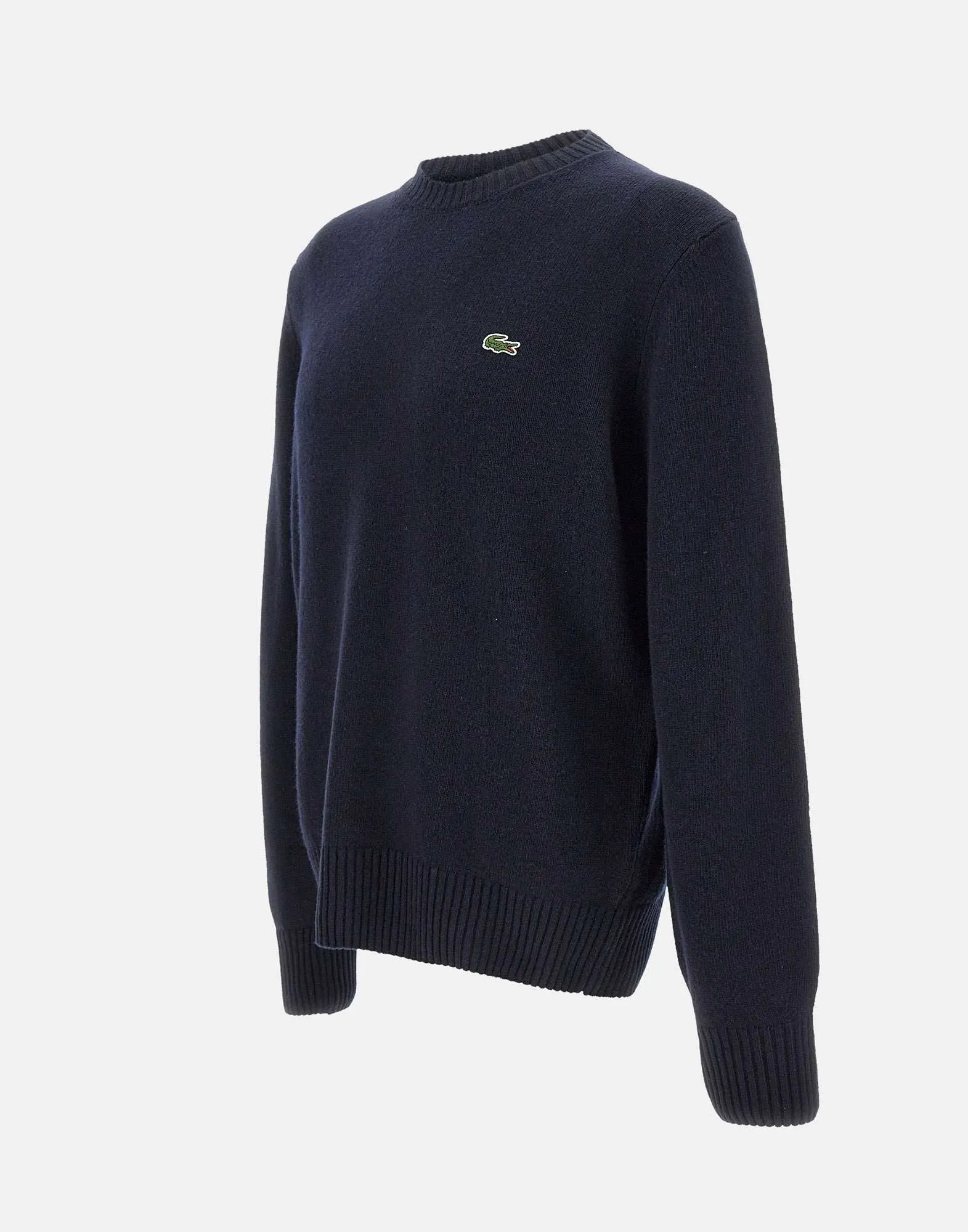 Midnight Blue Wool Sweater for Men