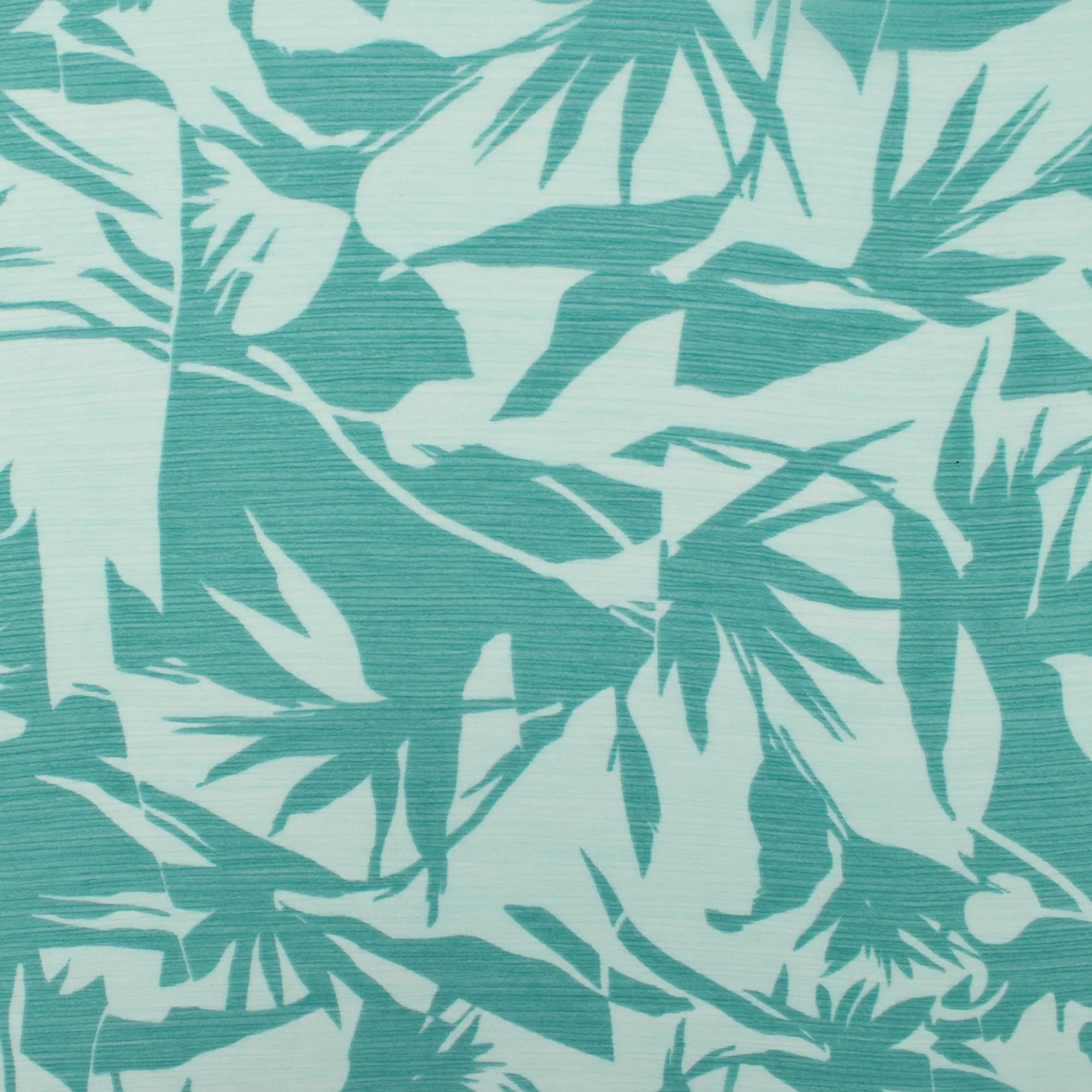 Printed Chiffon - YORYU - Leafs - Green