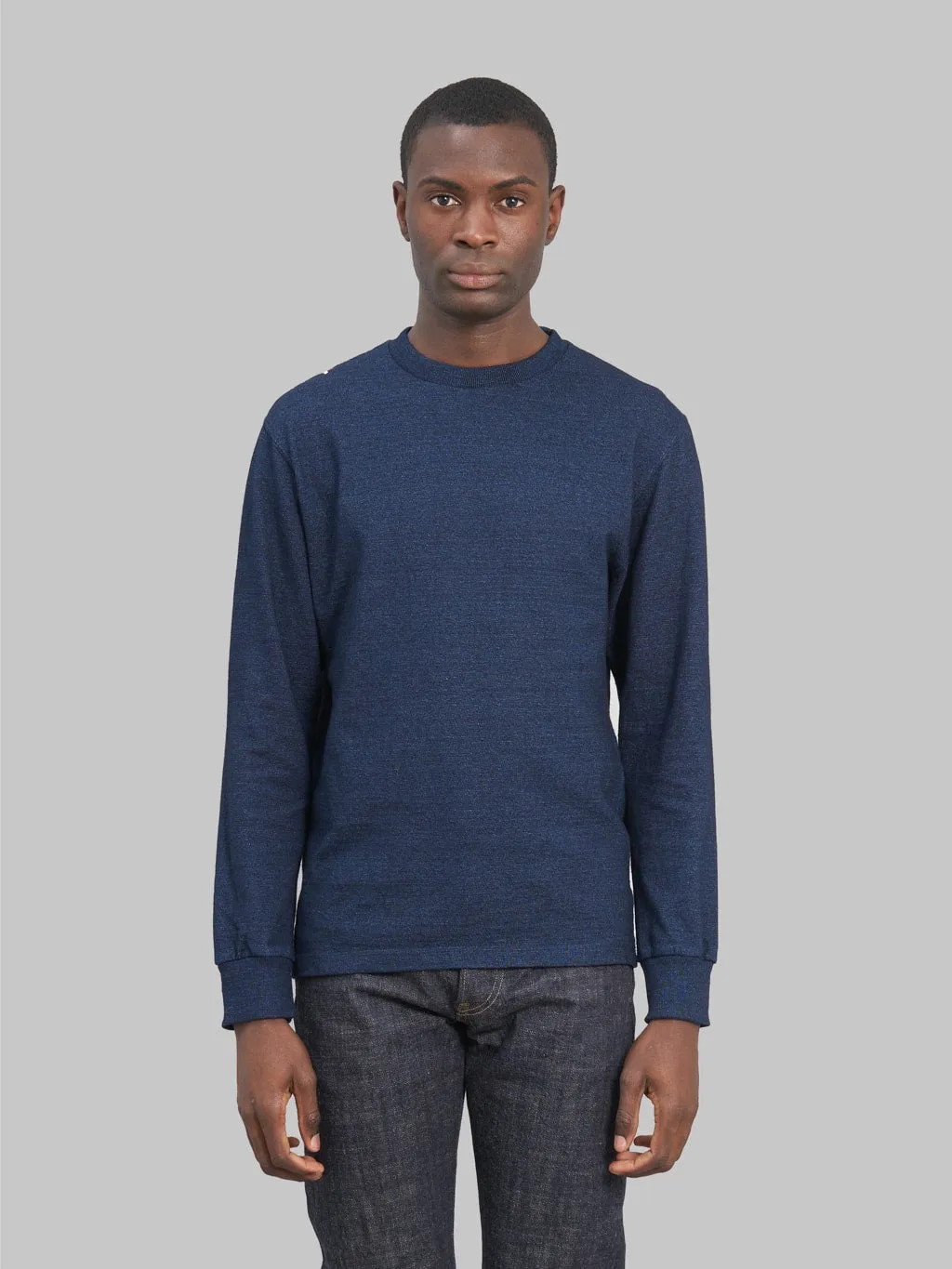 Tanuki HSS Heavy Shinkai Indigo Longsleeve T-Shirt