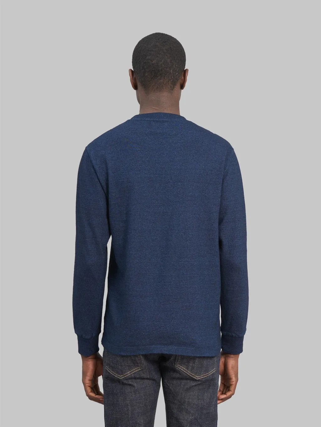 Tanuki HSS Heavy Shinkai Indigo Longsleeve T-Shirt