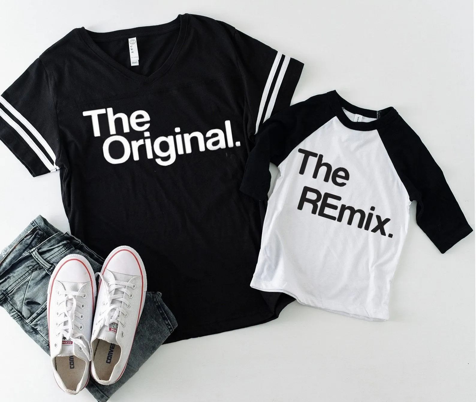 The Original The Remix Football Matching Set - Kids and Adult Unisex T-shirt