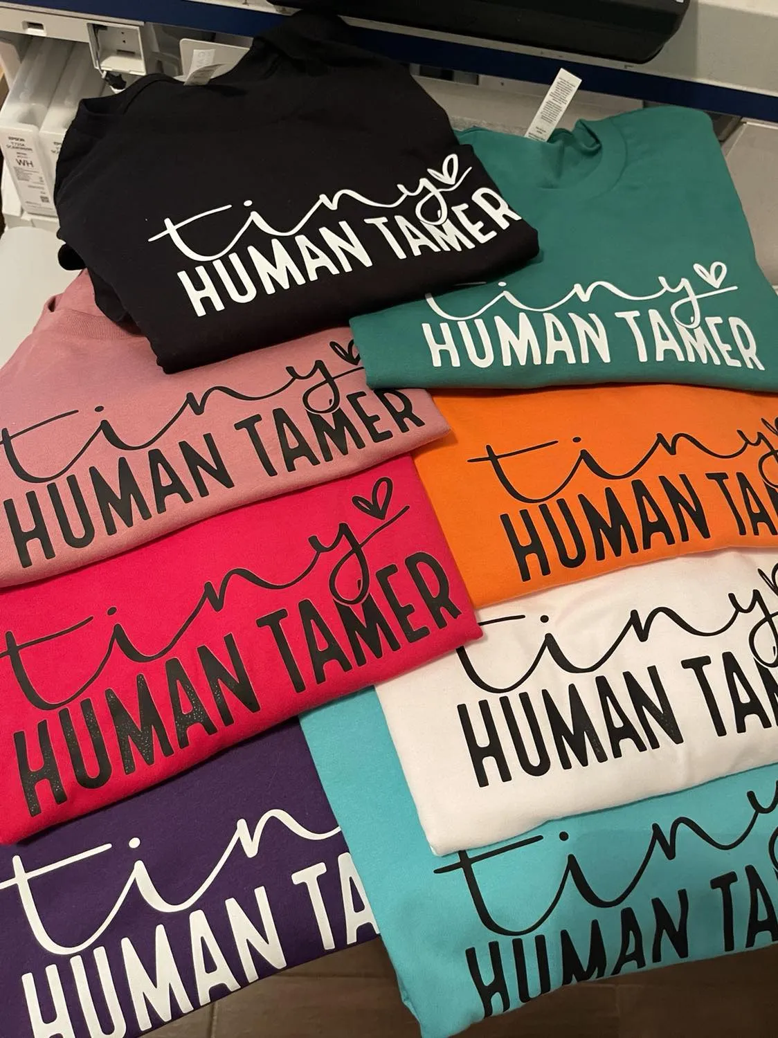 Tiny Human Tamer Graphic Tee Shirt