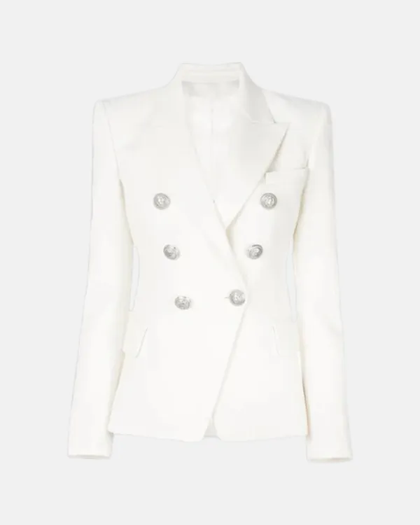 Windsor Blazer Oyster White