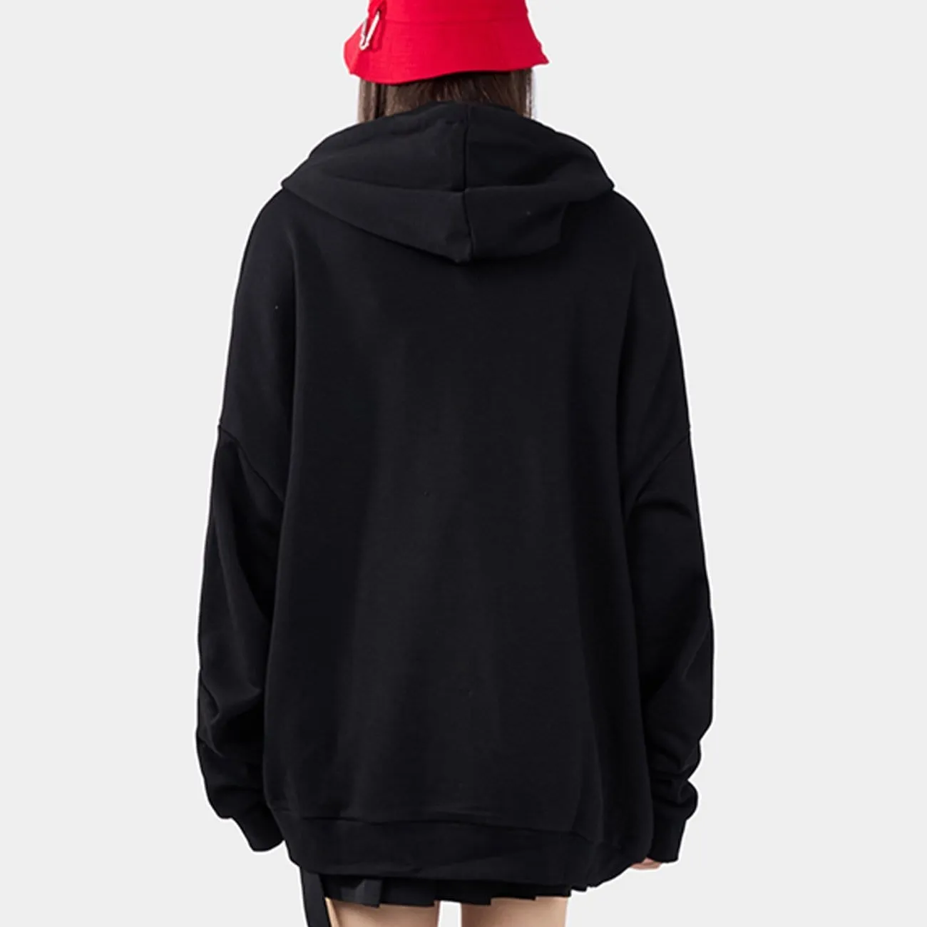 WLS Thorny Head Oversized Washed Hoodie