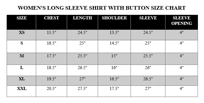 WOMEN'S LONG SLEEVE SHIRT WITH BUTTON