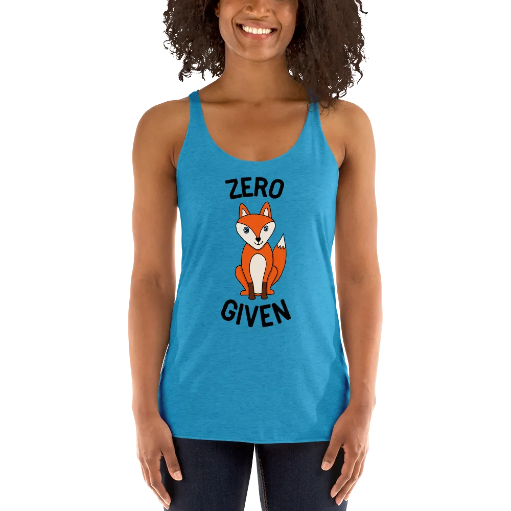 Zero Fox Racerback Tank (Adult XS-XL)